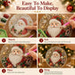 🎅Christmas Pre Sale ￡14.99!!🎄Christmas Pearl Diamond Art Hanging Ornament Kit | Resistant Non-Fading Pearl Beads DIY Handmade Holiday Hanging Decor 🎅💎