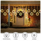 Christmas 3D Curtain String Lights