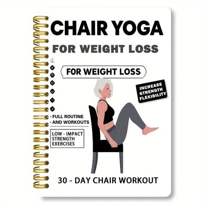 🎃Halloween Deal 50% OFF!🔥30-Day Chair Yoga Exercise Guide – Low-Impact Seated Workouts for Seniors & Beginners