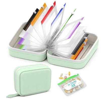 🔥🔥Last day Promotion - 65%OFF💊A8 Waterproof Pill Pouch Set – 7 to 14 Days of Meds & Vitamins💧Waterproof & Crush-Resistant Shell