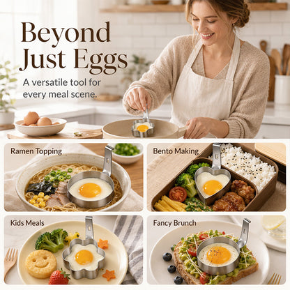 🔥Limited-time offer-Stainless Steel Egg Ring Mold