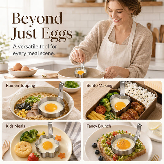 🔥Limited-time offer-Stainless Steel Egg Ring Mold