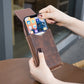 🏆 Last Day Special Price £9.78 ! 🔥Waist Belt Cell Phone Pouch 📱 Multi-Pocket Leather Holster with Card Holder