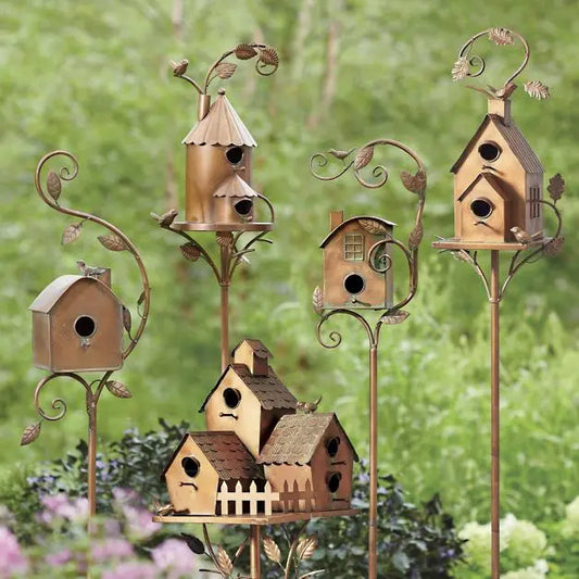 Last Day 70% OFF - Birdhouse Garden Stakes