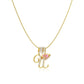 💖Last Day 49% OFF✨3-Layering Initial A-Z Letter Pendant Necklaces🎀