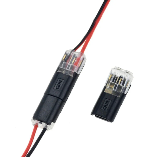 🔌 2-Wire Push-in Connector with Locking Clip – Safe & Fast Connections in 70% Less Time!