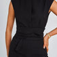 ✨Belted Wide-Leg Jumpsuit – Sleeveless Elegant Office Style