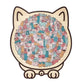🎃Second Item Half Price!🐱135-Piece Cat-Shaped Wooden Jigsaw Puzzle – Unique Cat Pieces & Gift Box