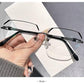 ⏳LAST DAY SALE ONLY￡9.99!!🔥Frameless Blue Light Blocking Glasses – Ultra-Light Titanium Build, Anti-Glare Lens 👓