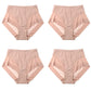 Pay 1 Get 3 (4 pcs) - Ice Silk Seamless High Waist Briefs