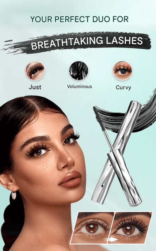 🏆Only £7.99 Last Day Promotion!🎁Ultimate mascara set for lengthening and curling