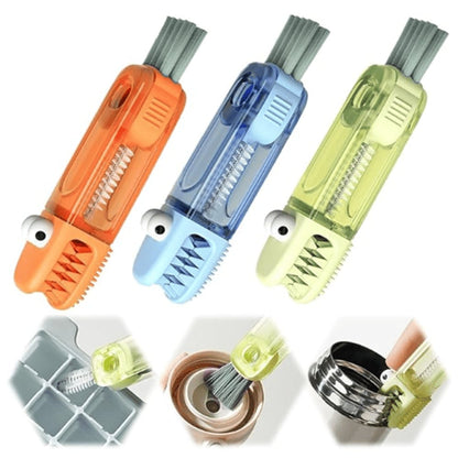 ✨3-in-1 Crocodile Brush 🐊 Deep Cleaning for Narrow Cup Lids & Tableware Gaps 🧼