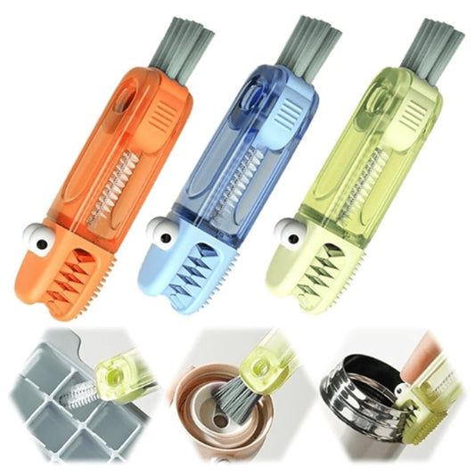 ✨3-in-1 Crocodile Brush 🐊 Deep Cleaning for Narrow Cup Lids & Tableware Gaps 🧼