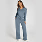 🔥LAST DAY SALE 60% OFF👍✨Women's 2 Piece Sets Outfits Casual Long Sleeve Sweatsuits Sets