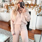 🏆Last day 49% off🏃‍♂️Women's 2 Piece Sets, Casual Long Sleeve Sweat Suits (Just like in the video)