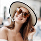 📢😎 2025 New Polarized UV400 Protection Trendy Round Cat-eye Sunglasses 😺🕶️