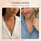 Necklace with a rainbow cross pendant