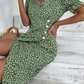 🌷49% OFF🍃Women's floral v-neck printed dress