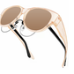 📢😎 2025 New Polarized UV400 Protection Trendy Round Cat-eye Sunglasses 😺🕶️