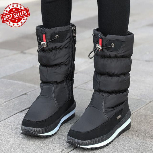 🔥FREE SHIPPING🔥Women's premium waterproof, non-slip faux fur snow boots