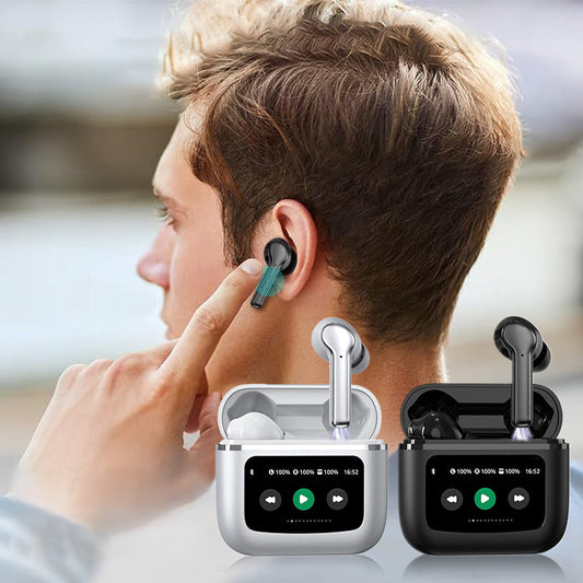 🔥Hot Sale🔥(50% off)🎧Smart Touch Screen Bluetooth Headset🎁