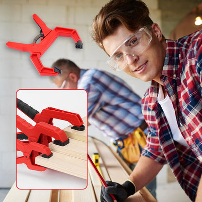 🔩 50% OFF NOW! ✨ A-Shape Woodworking Fixing Clamp - Ergonomic Design with Protective Pads for Secure & Damage-Free Gripping 🔒🛠️