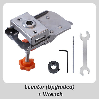 35mm hinge drill locator with clamp