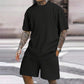 📢📢40% OFF !! ⏰Men’s Summer 2-piece Set - Drop Shoulder T-shirt and Drawstring Shorts