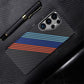Ultra Slim Carbon Fibre & Metal Button Case Cover for Samsung S Series