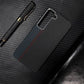 Ultra Slim Carbon Fibre & Metal Button Case Cover for Samsung S Series