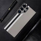 Ultra Slim Carbon Fibre & Metal Button Case Cover for Samsung S Series