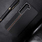 Ultra Slim Carbon Fibre & Metal Button Case Cover for Samsung S Series