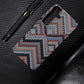 Ultra Slim Carbon Fibre & Metal Button Case Cover for Samsung S Series