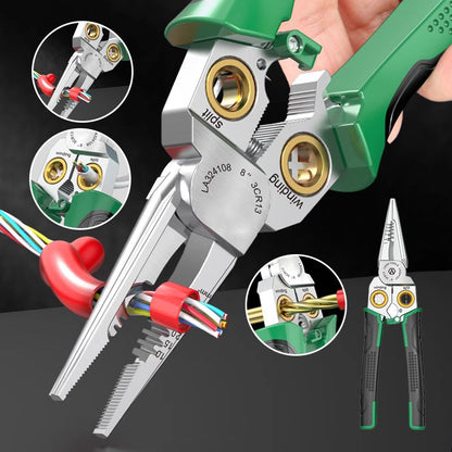 🔥8-in-1 Multifunctional cutting pliers scissors with electric test