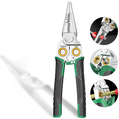 🔥8-in-1 Multifunctional cutting pliers scissors with electric test