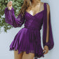 🦋Elegant lantern sleeves, V-neck off shoulder design, showcasing feminine charm✈️ free shipping