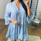 Trendy Leopard Print Dress With V-Neck For Women