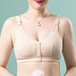 Women’s Wireless Support Front Closure Cotton Bra with Plus Size