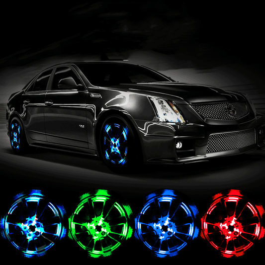 ❄️Summerfresh 50% OFF!🚗Motion-Activated LED Tyre Valve Lights – Decorative Wheel Glow for Bikes & Vehicles