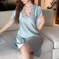 🔥Today 53% off🔥V-Neck Lace Embroidered Nightgown