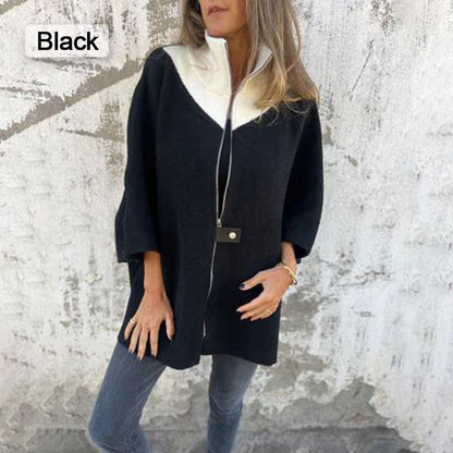 🍂Early Fall Specials💕 Casual women's jacket with stand-up collar and half zip