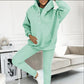 2024 Women's 3 Piece Set Hooded Sweater Slim Vest and Pants Daily Sports