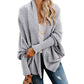 WOMEN'S BATWING CABLE KNITTED SLOUCHY OVERSIZED CARDIGAN SWEATER