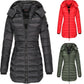 🔥Winter women's mid-length padded jacket warm hooded jacket