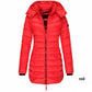 🔥Winter women's mid-length padded jacket warm hooded jacket
