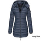 🔥Winter women's mid-length padded jacket warm hooded jacket