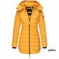 🔥Winter women's mid-length padded jacket warm hooded jacket