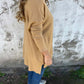 omen's Cozy Knit Long Sleeve Tunic Top with Side Slits