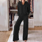 Women's casual fashion set (top + trousers)