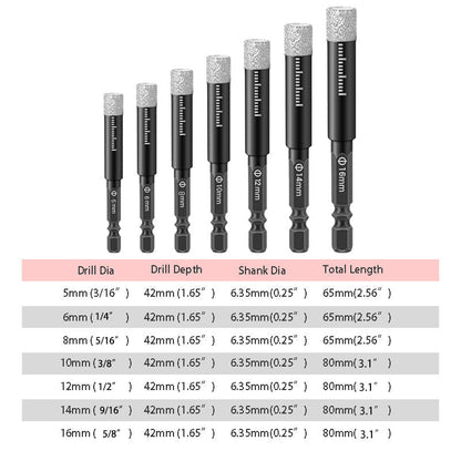 🔥Special 49% OFF🔥Hexagonal Shank Drill Bits for Marble /Tile /Stone